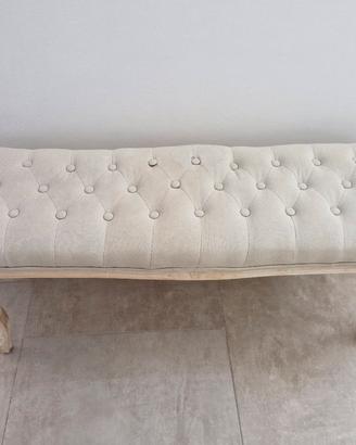 Panca stile shabby per camera da letto 