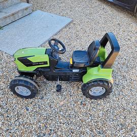 Trattore giocattolo a pedali deutz fahr 8280