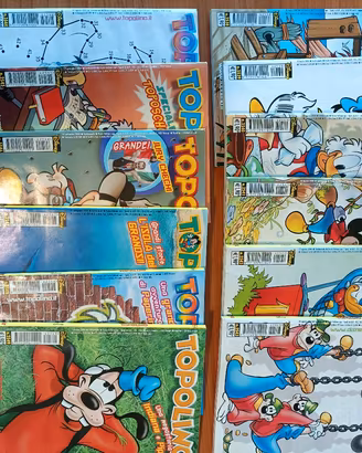 Lotto di 12 topolino anno 2004 