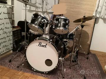 Batteria Pearl + kit sordine (drum mute)