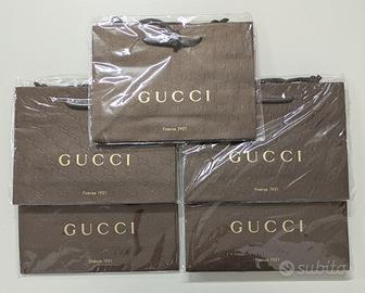 Gucci - Lotto 5 Buste / Shopper - Nuove