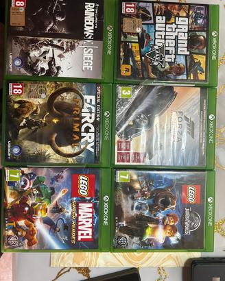 Lotto 6 Giochi Xbox One - Grandi Titoli (GTA V, Fa