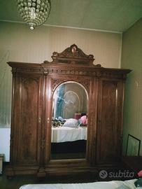 armadio toilette mobili in stile umbertino