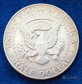 Moneta argento Half Dollar 1967