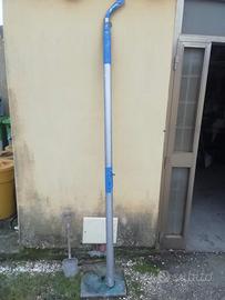 bilancia pesca con tubo da 60mm e mt 8