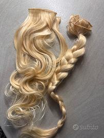 Exstension capelli biondi veri