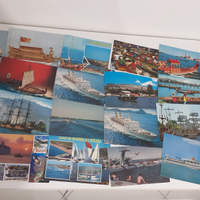 NAVI E BARCHE - n. 25 cartoline anni 70