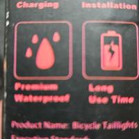 stop a  led per bici 