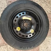 RUOTINO DI SCORTA COMPLETO - USATO UNA SOLA VOLTA 