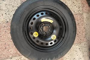 RUOTINO DI SCORTA COMPLETO - USATO UNA SOLA VOLTA 