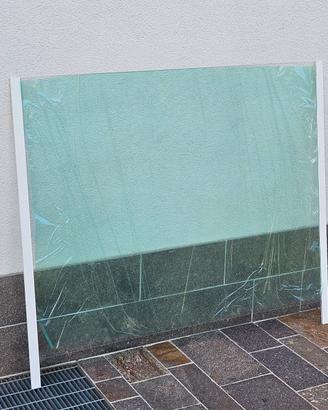 Pannello divisorio in plexiglass trasparente