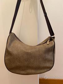 : Borsa a spalla mezzaluna BORBONESE  originale