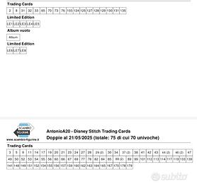 bustine o card Stitch 2025