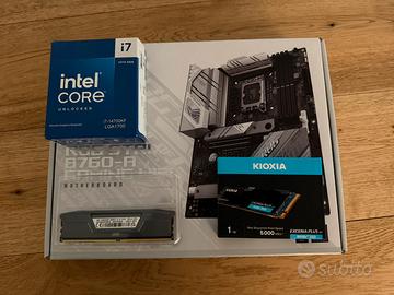 ram ddr5 16gb,rog strixb760-a+cpu i7 14700KF,ssd 1