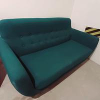 Divano Maison du Monde, color blu petrolio