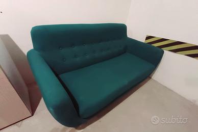 Divano Maison du Monde, color blu petrolio