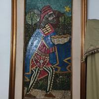 Quadro  mosaici in vetro Re Magio