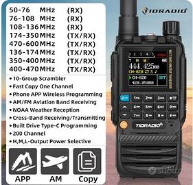 TIDRADIO H3 Radio Walkie Talkie APP x telefono a l