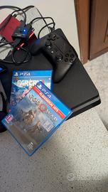 PS4 slim con due giochi in garanzia