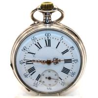 Esclusivo orologio tasca argento 1880