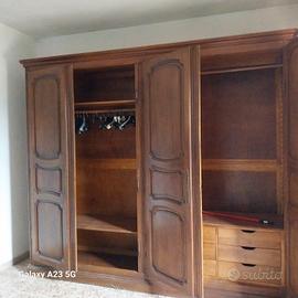 armadio 4 stagioni in noce