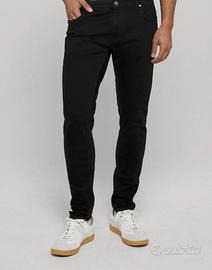 Pantaloni jeans uomo nuovi neri tg 36 50 IT