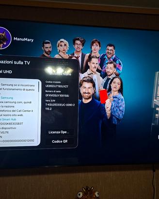 Tv televisore Samsung 85" pollici