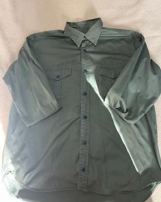 Camicia Uomo Replay verde militare XXL