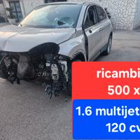 ricambi fiat 500 x 1.6 multijet 120 cavalli