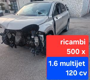 ricambi fiat 500 x 1.6 multijet 120 cavalli