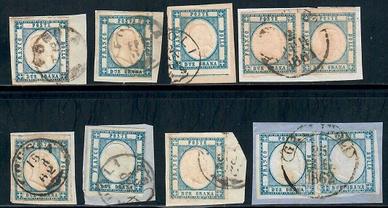 PROVINCE NAPOLETANE LOTTO 2 GRANA USATI VARIETA DI