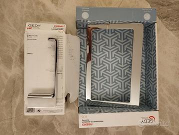 Gedy Porta rotolo e porta asciugamani