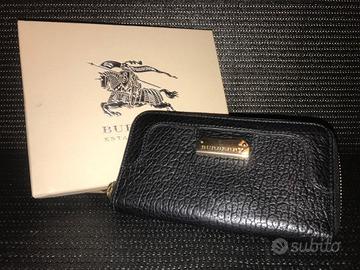 BURBERRY - Portafoglio in pelle da donna