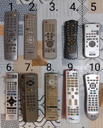 Telecomando TVDVDVHSDTT Samsung Sony Philips Cobra