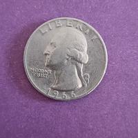 Quater dollar Washington 1966
