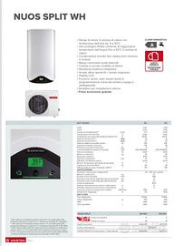 Scaldabagno Ariston  110 WH con unità esterna