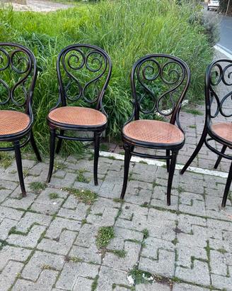 Set 4 sedie Thonet