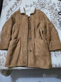 Giacca vintage in vero montone Shearling donna