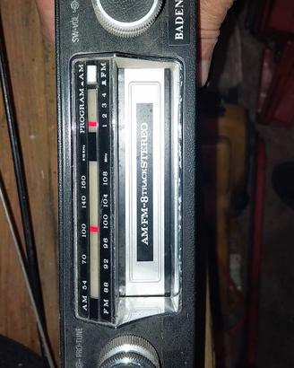 autoradio Badenvox  AM FM Stereo 8 anni 70
