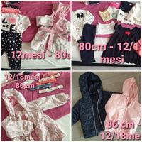 Abbigliamento bimba 80cm - 12/18mesi