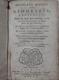 Rara edizione stampa antica francese fine '600