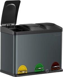 SONGMICS Cestino da Cucina, Pattumiera per Ricicla