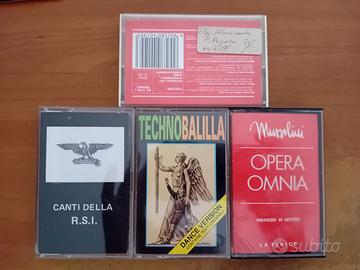 Canzoni fasciste, discorso  Mussolini e Almirante