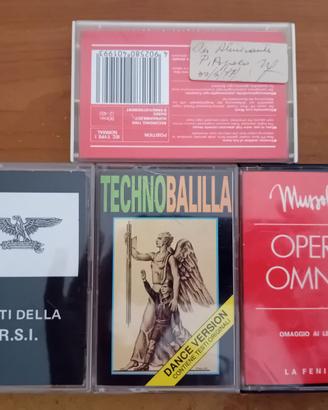 Canzoni fasciste, discorso  Mussolini e Almirante