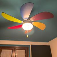 Lampadario ventilatore per bambini