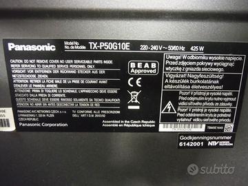 Panasonic TX- P 50 G 10 E Ricambi
