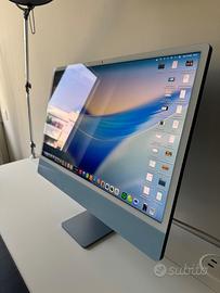 Apple iMac M1 blu