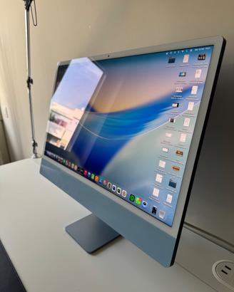 Apple iMac M1 blu