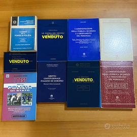 Lotto 6 Libri Polizia Formazione Cultura Guide