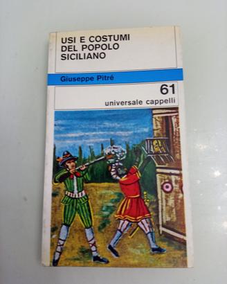 Usi e costumi del popolo siciliano autore Pitrè